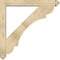 Ekena Millwork Olympic Arts and Crafts Rough Sawn Bracket w/ Offset Brace, Douglas Fir, 6"W x 42"D x 42"H BKT0604X42X42OLY03RDF - alternate 4